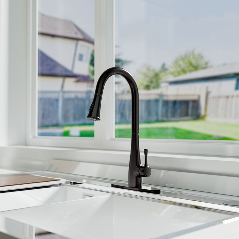 RoomTec Pull Down Kitchen Faucet, Oil Rubbed Bronze