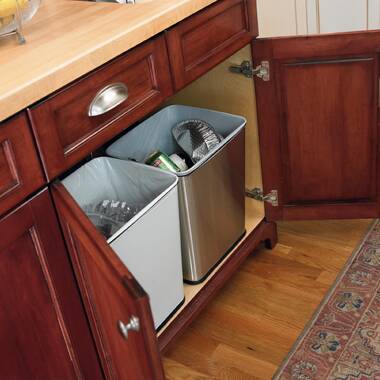 Milani Solid + Manufactured Wood Pull Out Drawer