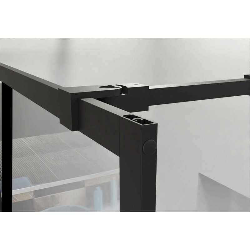 Porte de douche 34 po x 72 po avec finition noire