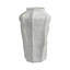 Vase en grès et porcelaine moderne avec silhouette géométrique et design contemporain décontracté