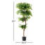Faux arbre en forme créative en pot Amee H 61 "