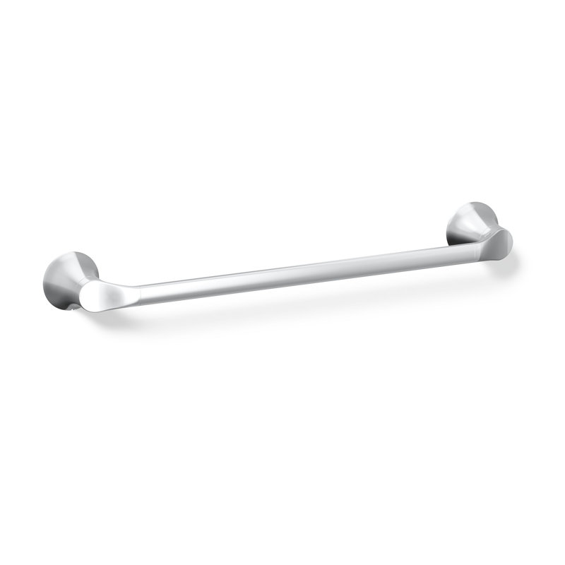 Simplice Towel Bar, 18"W, Polished Chrome