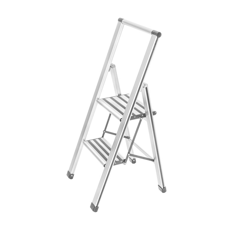 2 - Step Aluminum Lightweight Folding Small Step Ladder