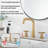 Widespread 2-handle Bathroom Faucet with Drain Assembly-81641109