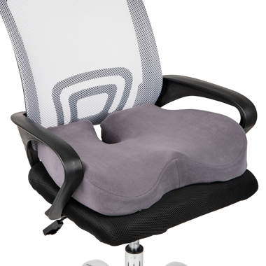 Mount-It! Ergo Collection Memory Foam Ergonomic Seat Cushion, Black  (MI-1104)