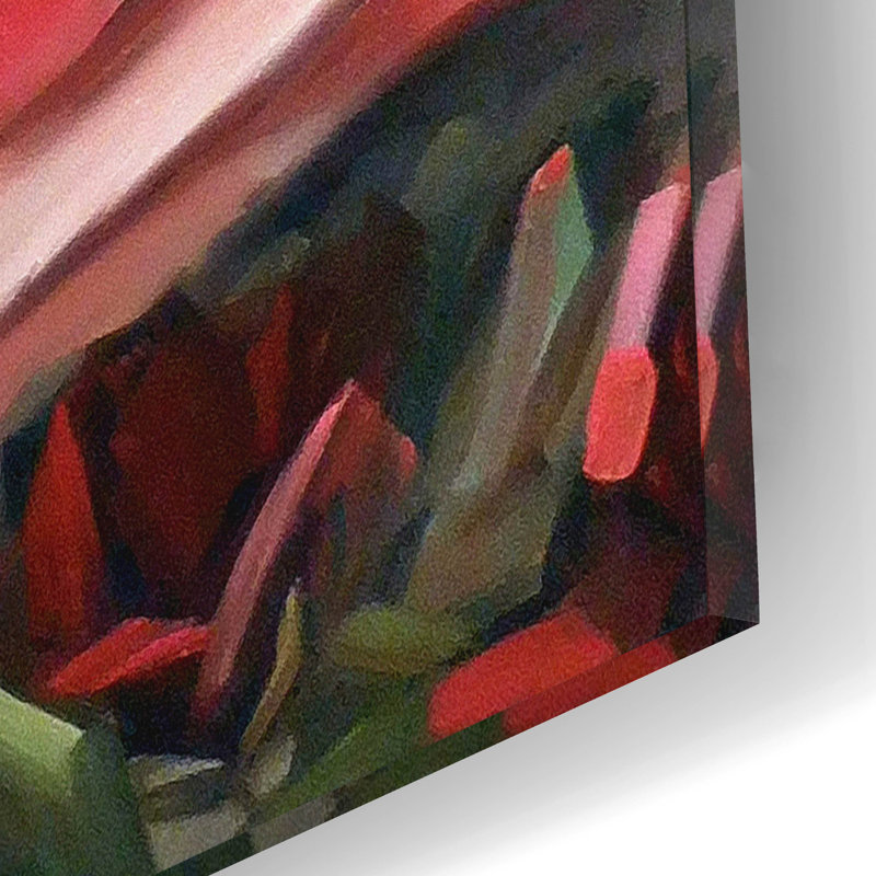 «Amid Scent Of Roses» par Holly Van Hart, H 16 po x l 12 po x P 0,13 po