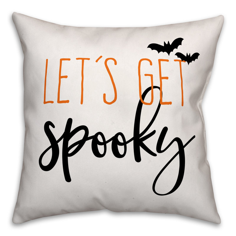  Let's Get Spooky Throw Pillow