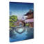 Kameido Shrine by Tsuchiya Koitsu - Wrapped Canvas Painting-55304599