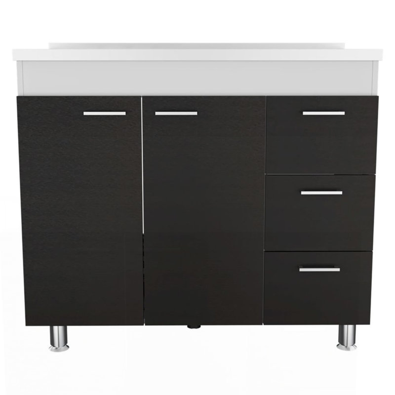 Utility Sink Kisco, Kitchen, White/Black
