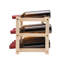 Schmitt Tabletop Wine Bottle Rack in Beige