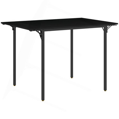 Table de salle à manger pliante industrielle pour 2 à 4 personnes
