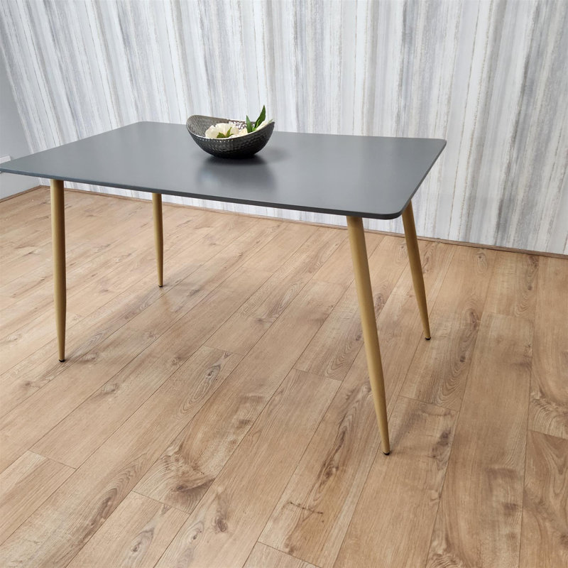 Solid Wood Dining Table, Grey