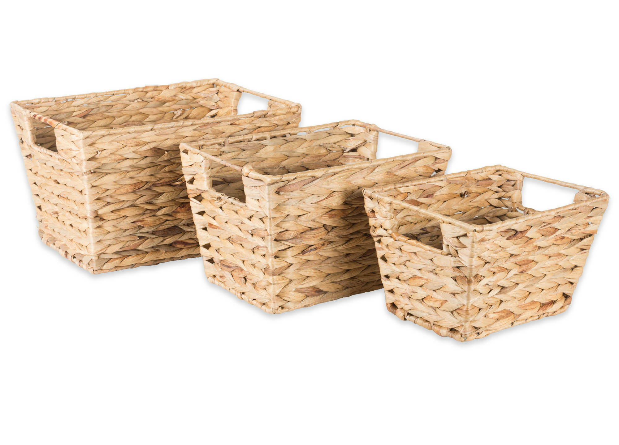 Bay Isle Home Saisha 3 Piece Wicker Basket Set Bay Isle Home