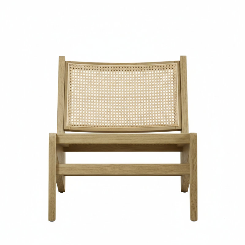 Chaise longue Dario Cane, Bois naturel