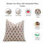 Fabdivine Block Print Floral Pillow Cover Decorative Cushion, Hand-Painted Genda Pushp, Indoor Home Décor Size- 18X18 Inch-989046927