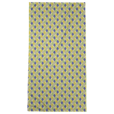 Serviette de bain à losanges Retro