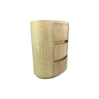 Auguster 60cm W Solid Wood Bedside Table