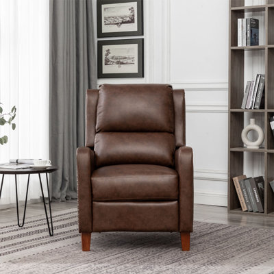 Arm Push Recliner PU Armchair