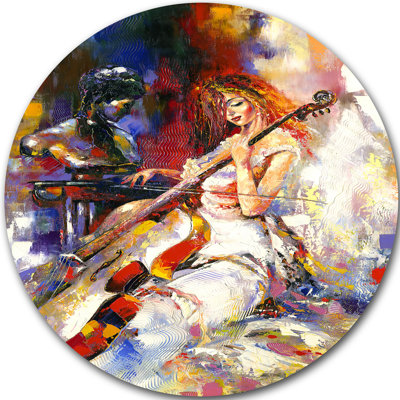 «The Guitarist's Music», peinture