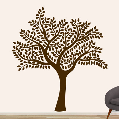 Décalcomanie murale arbre d’ombre