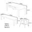 Ensemble de tables multifonctionnelles en bois massif-110093664