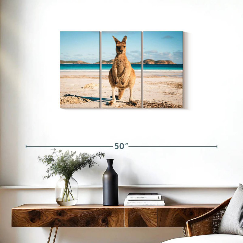 Kangourou Lucky Bay, 20" H x 33" W
