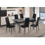 Darees Stone Top Metal Base Dining Table-684337398