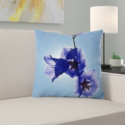 Bellflower Throw Pillow