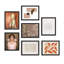 Fine Art Portrait Mid-Century Shape, impression géométrique abstraite encadrée sur papier, 7 pièces-92573511-92573513
