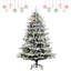Arbre de Noël enneigé 4,5 pi.-838026507