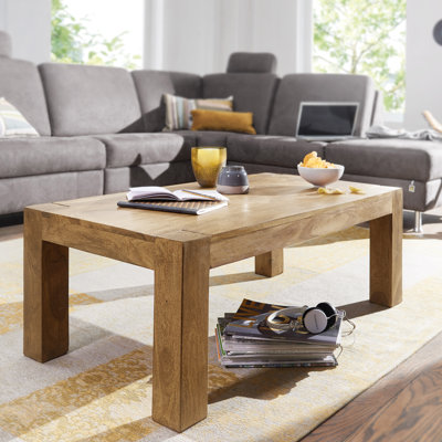 Saratoga Solid Wood Four Leg Coffee Table