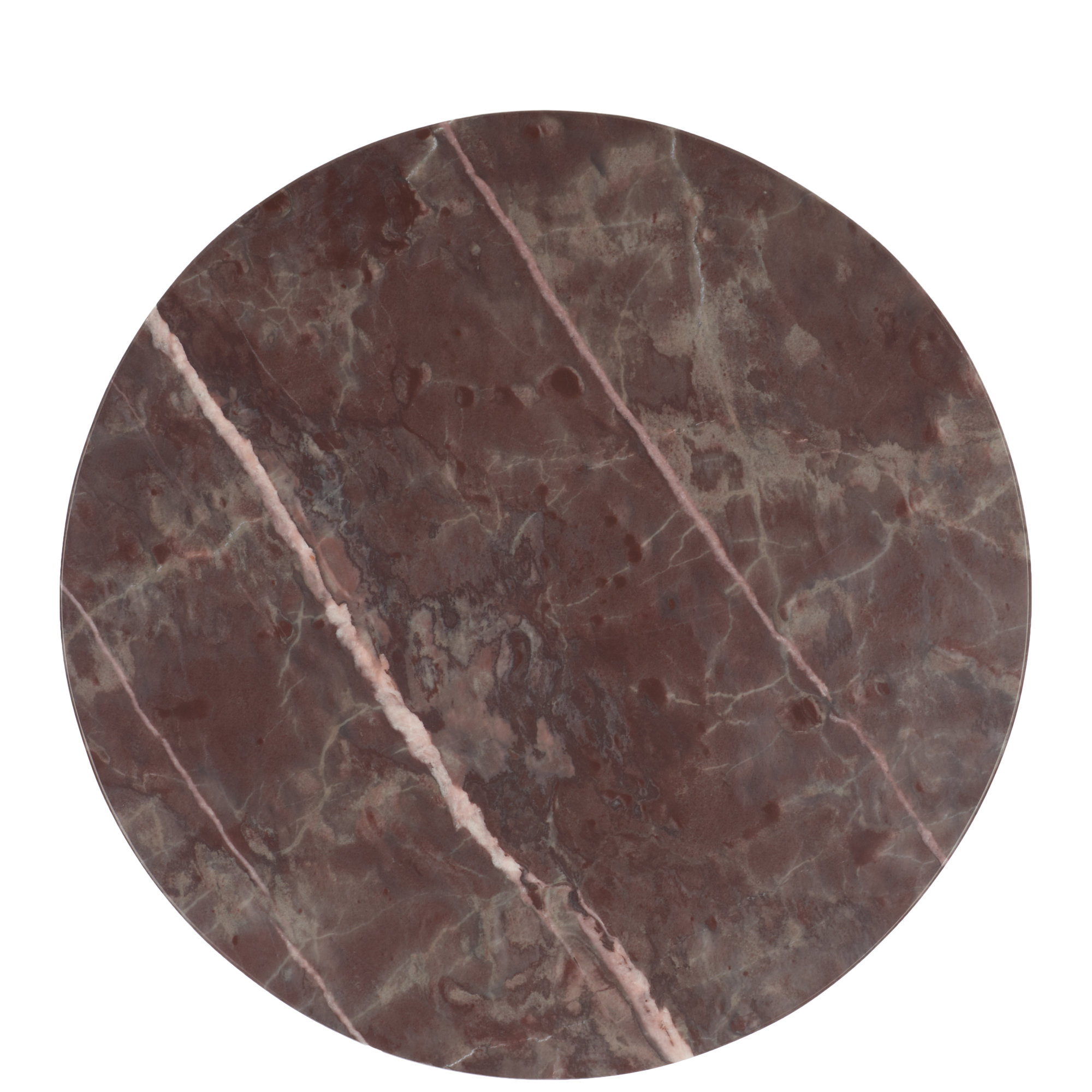 Daktari End Table, Maroon