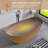 65'' x 33'' Soaking Solid Surface Bathtub-111697750