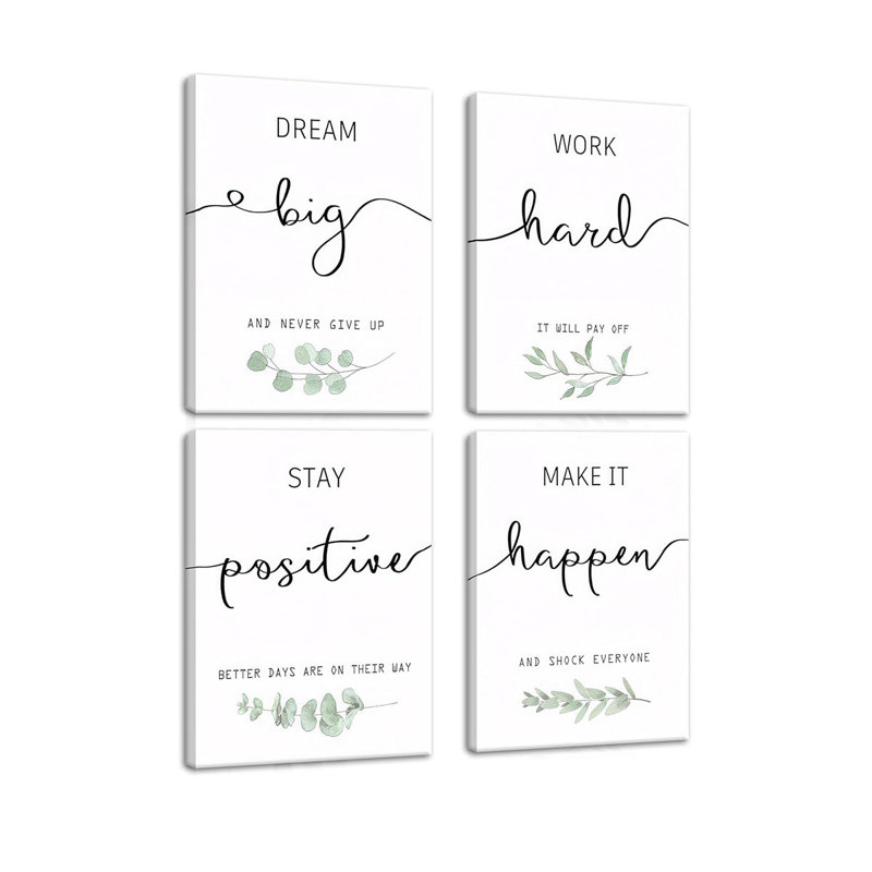 4 Piece Wrapped Canvas Print