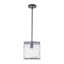 Petit luminaire suspendu en verre texturé à l'eau 1 lumière fabriqué à la main-816908673