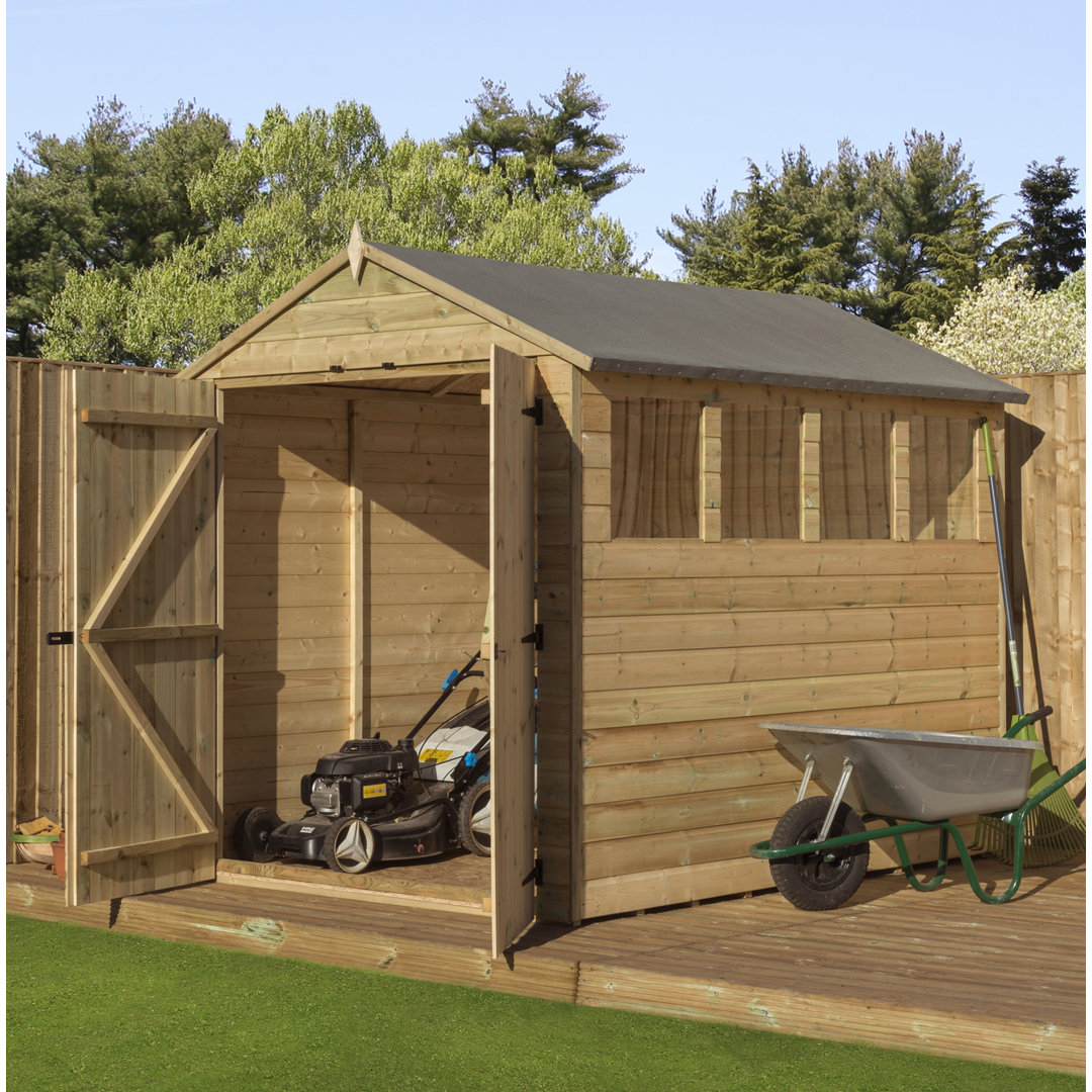 Premier Apex 6 Ft. W x 6 Ft. D Shiplap Wooden Shed