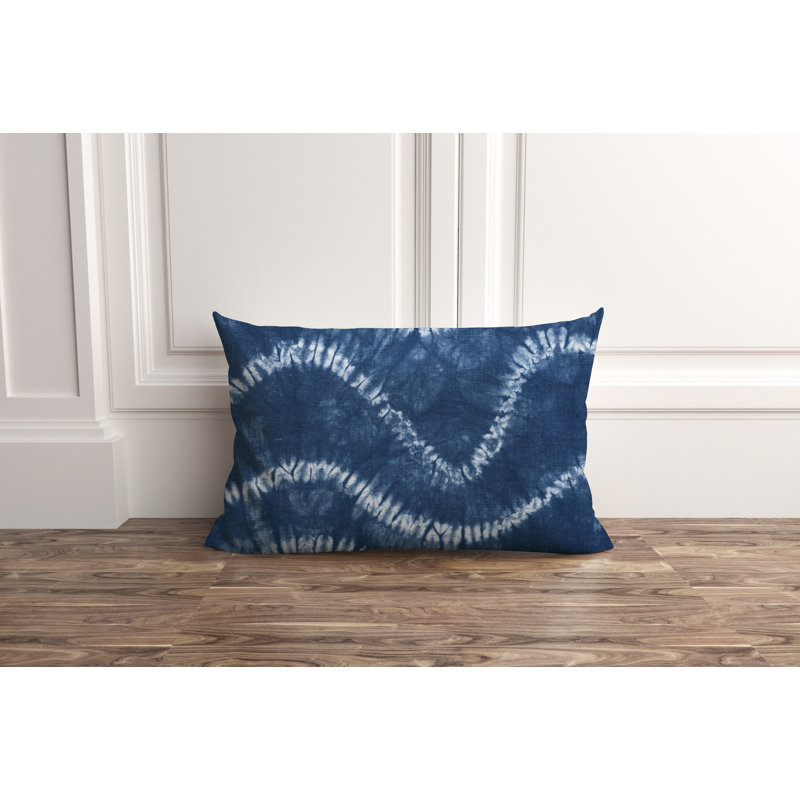 Hosi Abstract Outdoor Reversible Throw Pillow