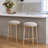 Backless Round Bar Stool