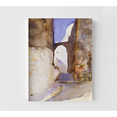 John Singer Sargent Street, reproduction d'art encadrée, John Singer Sargent, reproduction d'art de rue, art mural surdimensionné