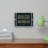 Modern & Contemporary Digital Atomic Tabletop Clock with Alarm in Black
