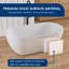 Petite baignoire autoportante à surface solide 51 po Forma