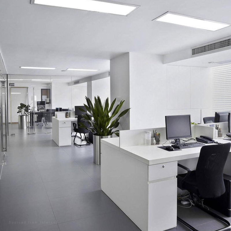 Dimmable LED Flat Panel Light Surface Mount Light Fixtures, White