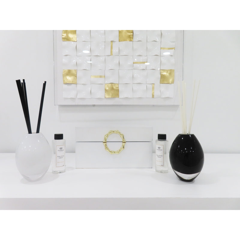 Dempsy Aucune source d'alimentation requise / Diffuseurs et bâtons de roseaux manuels, Blanc