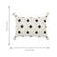 Housse et insert de coussin en duvet de coton touffeté