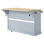 Grands îlots de cuisine avec rangement, chariot de cuisine en MDF
