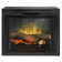 Dimplex Revillusion Built-In Electric Firebox Weathered Concrete Interior with Front Glass Panel