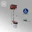 Toilette suspendue murale 1,6 GPF (siège non inclus)-90676261