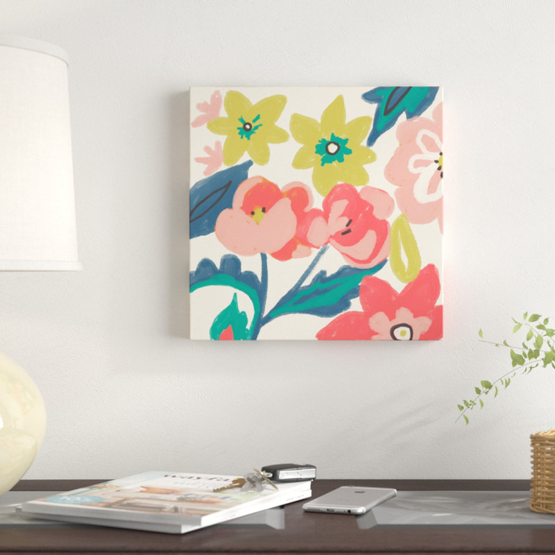 «Lyla Grace III», peinture sur toile, H 12 po x l 12 po