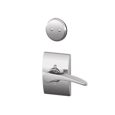 Inactive Interior Manhattan Lever Century Rosette Dummy Entry Set (Exterior Portion Sold Separately)
