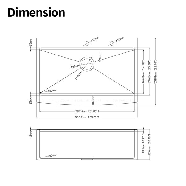 Dimensions du produit